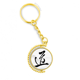 thumbnail image 1 of Dao la religión China personaje Anillo de oro de metal llavero llavero, 1 of 3