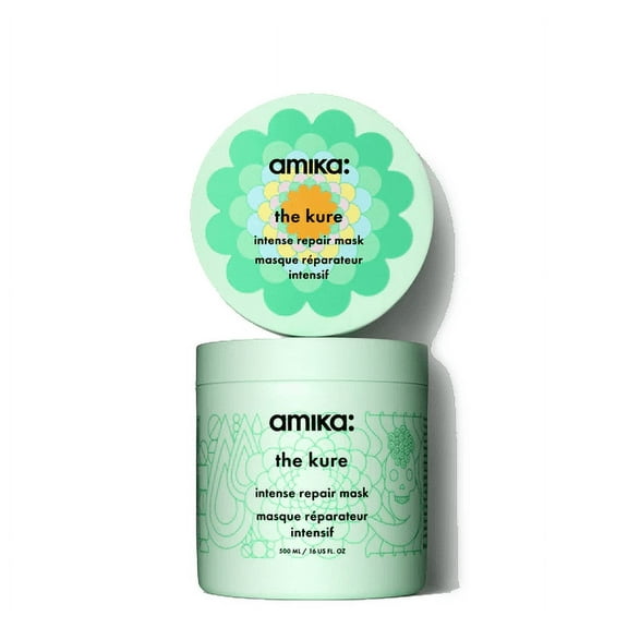 Amika The Kure Intense Repair Hair Face Mask 16.9 Oz / 500 Ml