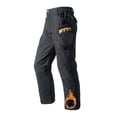 thumbnail image 2 of Men's Tactical Pants Fleece Lined Thermal Cargo Pants Ripstop Water Resistant Outdoor Work Hiking Pant with Pockets Black XXL, 2 of 3