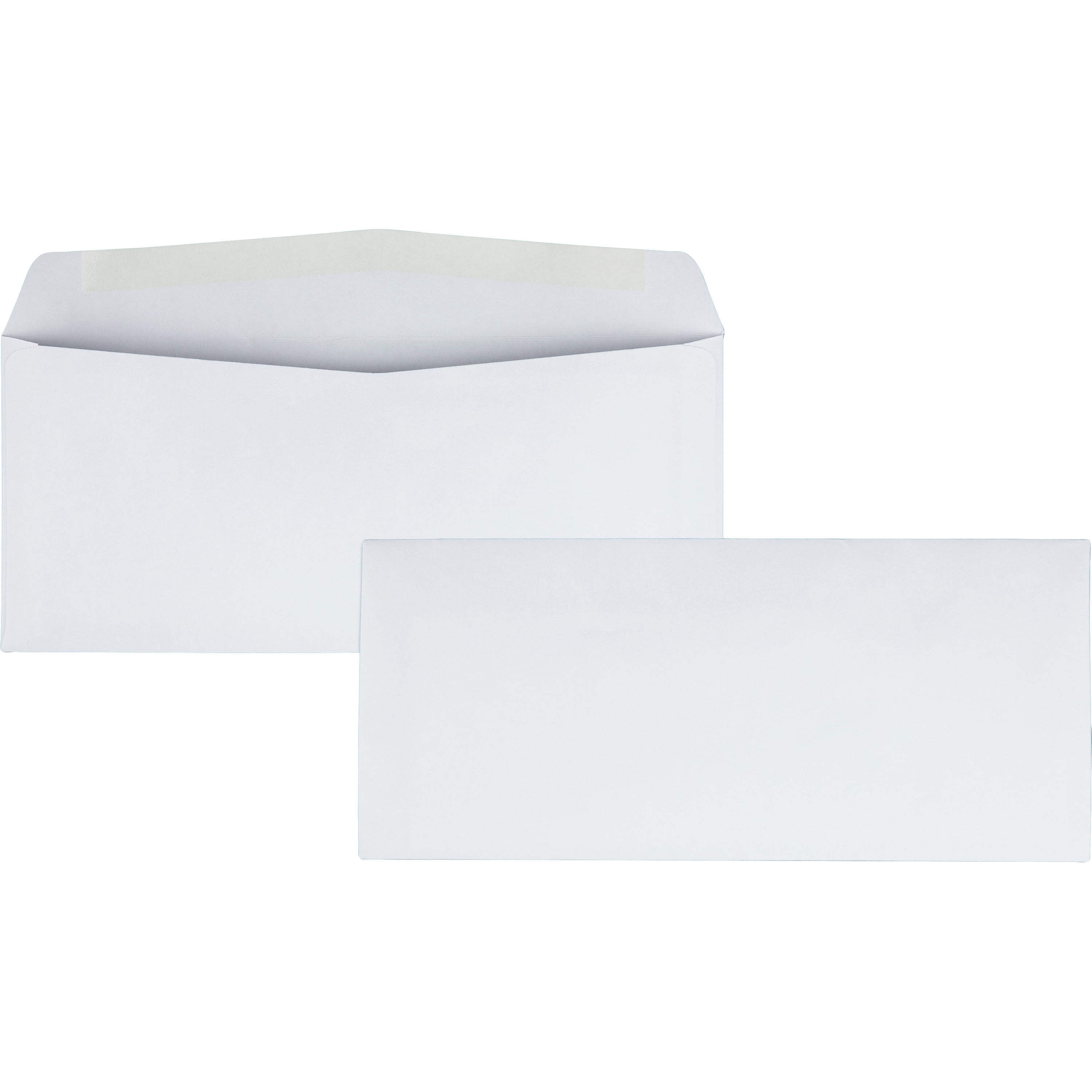 Quality Park® #10 Business Envelopes, Gummed Flap, 24 lb. White, 4-1/8 x 9-1/2, 1000 per Box