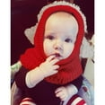 thumbnail image 5 of Baby Girls Boys Winter Hat Scarf Earflap Hoodie Scarves Skull Caps, 5 of 6