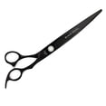 thumbnail image 1 of MPPGeib Black Pearl Pro Straight or Curved Dog Grooming Shears Titanium Coat (10" - Curved), 1 of 1