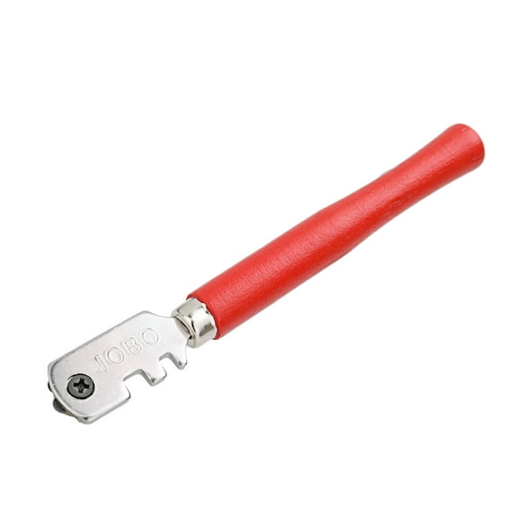 Tile 6-Wheel Glass Cutter Multifunctional Glass Tile Mirror Cutter Wooden Handle Pencil Style Glass Cutting Roller