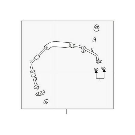 Genuine OE Ford AC Line - LX6Z19D742V