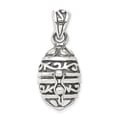 thumbnail image 6 of Sterling Silver Oval Prayer Box Pendant QC3659, 6 of 6