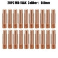 thumbnail image 1 of 20 Pcs Embout de Buse de Gaz MB-15AK M6*25mm pour Torche de Soudage, 1 of 4
