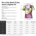 thumbnail image 4 of Bixox Men's Colorful Easter Eggs Printed Short Sleeve Skinny Athletic T-Shirt, 4 of 6