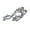 Silver, variant on Clip on Earrings Women Alloy Ear Cuff Plating Ear Cuffs,Gold