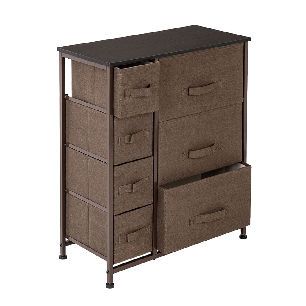 Kepooman 4 Tier Dresser Organizer, 7 Cube Fabric Dresser Tower For Bedroom/Hallway/Entryway/Closets Kepooman 4 Tier Dresser Organizer, 7 Cube Fabric Dresser Tower For Bedroom/Hallway/Entryway/Closets