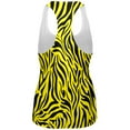 thumbnail image 2 of Zebra Print Yellow All Over Womens Tank Top - Small, 2 of 2