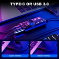 thumbnail image 3 of Portable Voice Changer, Virtual 7.1 Surround Sound Voice Disguiser Device with Multi Sound Effects, USB 3.0/ Type-C to 3.5mm Jack Game Voice Changer for PS4/ PS5/ Windows、MacOS PC/Laptop/Phone, 3 of 5