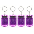 thumbnail image 1 of EeaseCA 4pcs Mini Electronic Calculators Keychains Tiny Small Pocket Calculators Key Rings, 1 of 8