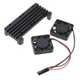 thumbnail image 3 of Aluminum Alloy Heatsink Enclosure for Raspberry Pi Zero 2 for W Dual Fan Heat Sink for Case Double Cooling Fans Cooler R, 3 of 4