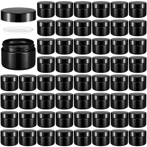 Frascos de vidrio Domensi de 30 ml con tapas, 100 unidades, para cosméticos, 1 onza