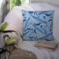 thumbnail image 3 of Watercolor Sealife Art Canvas Fabric Decorative Pillow, 3 of 4