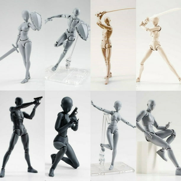 Anime Figure Artist Art Painting Sketch Draw Male Movable Body Chan Joint Action  Figure Toy Model Draw Mannequine 