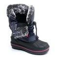 thumbnail image 6 of Blikcon Kids Boys & Girls Faux Fur-Lined Waterproof Winter Snow Boots (Color : NavyGrey, Size : 3 Little Kid), 6 of 9