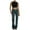 Navy, variant on Kaemgyyd Jeans for Women Casual Fashion Low Rise Stretch Denim Pants Trendy Button Wide Leg Trousers with Pockets