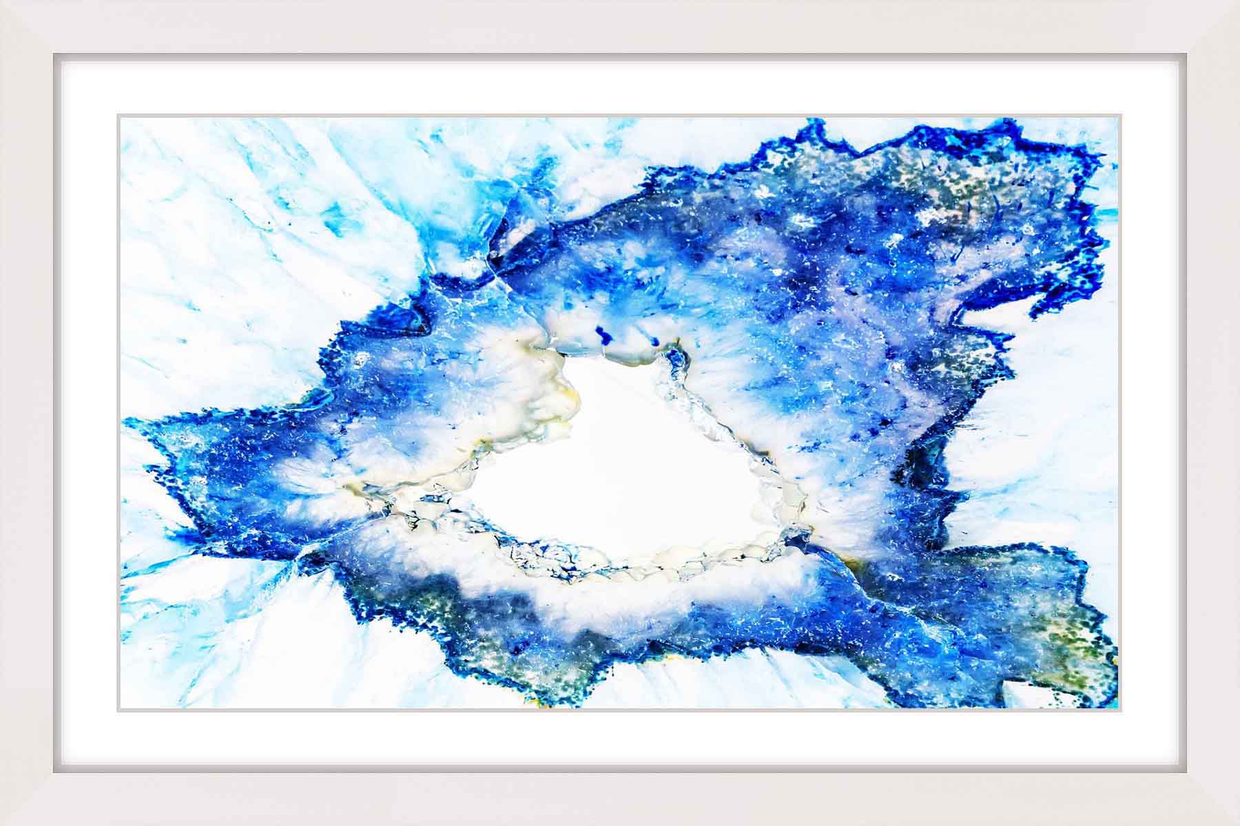 "Azure" Framed Painting Art Print, 30" x 1.5"