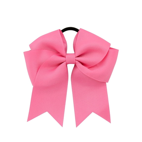 Fgnfyis Ribbon Satin Fishtail Bow Hair Ties Elegant Girls Hair Band for Women Headband Pink