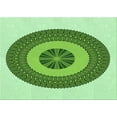 thumbnail image 1 of Ahgly Company Indoor Rectangle Patterned Green Pepper Green Area Rugs, 5' x 7', 1 of 6