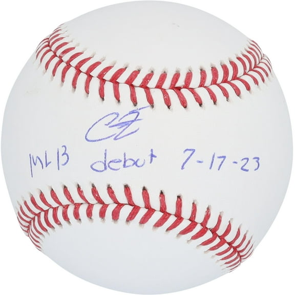 Christian Encarnacion-Strand Cincinnati Reds Autographed Baseball with "MLB Debut 7/17/23" Inscription - Fanatics Authentic Certified