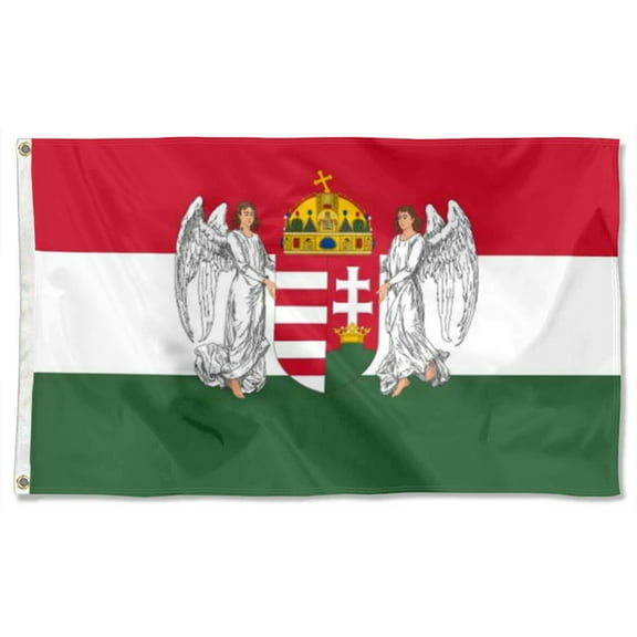 Kingdom of Hungary Flags Polyester 3x5 FT banner