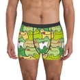 thumbnail image 1 of Balery Cartoon Frog Calzoncillos bóxer para hombre, ropa interior de algodón suave y transpirable con cinturilla de nailon-XX-Large, 1 of 5