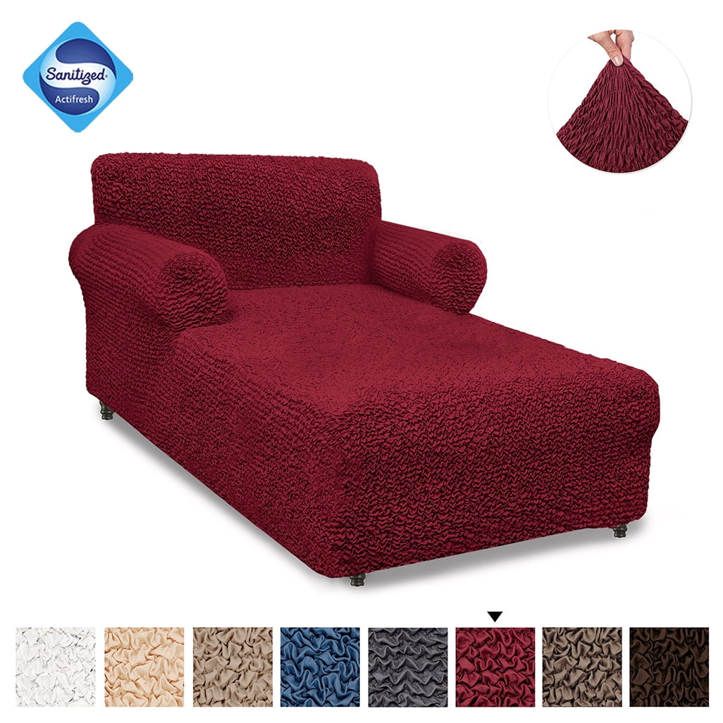 Paulato By Ga I Co Stretch Chaise Lounge Cover Microfibra Collection Dark Brown Walmart Com Walmart Com