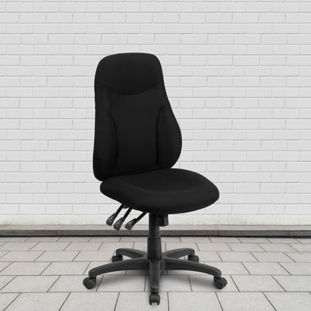 bizchair high back black fabric product