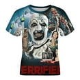 thumbnail image 4 of Terrifier Kid Shirts Unisex Casual Tops 3D Print Graphic Tees Short Sleeve T Shirts for Boys Girls 160CM, 4 of 8