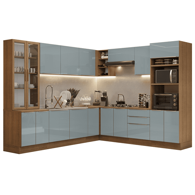 Cocina Integral Completa Armario de Vidrio Madesa Lux MG 01