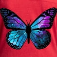 thumbnail image 3 of CafePress - Galactic Butterfly T Shirt - Womens Football Shirt, 3 of 4