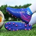 thumbnail image 4 of WAYUTE Boys Sneakers Cleats with Detachable Studs for Youth Training Lightweight Football Walking Shoes Casual Daily Wear, 4 of 4
