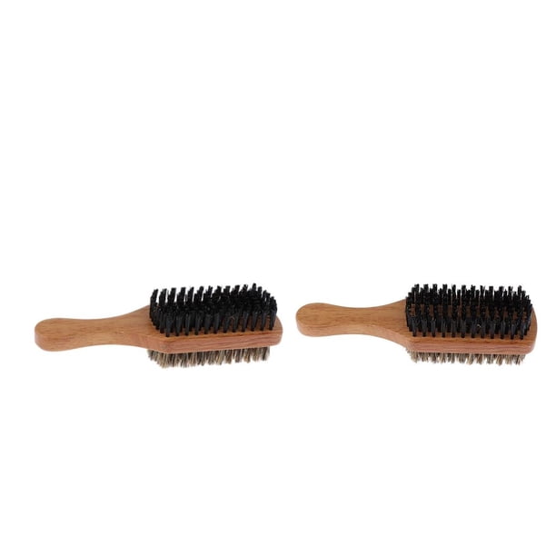 Cepillo De cabellero Ondulado De Suaves De 2 Piezas Para Cabello Grueso Y Grueso O Tamaño Mediano Yinane cepillo de barba de cerdas