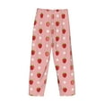 thumbnail image 4 of Kdxio Strawberries Print Men's Sleep Pajama Pant Lounge Pants with Pockets, 4 of 8