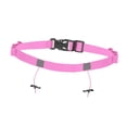 thumbnail image 3 of Quzzie Race Number Belt with Adjustable Closure And 6 Loops for Carrying Nutrition. Reflective Polyester Sports Belt. Comfortable And Secure for Racers. Pink, 3 of 8