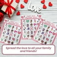 thumbnail image 4 of Sweet Treats Valentine's Day Bingo Cards 20 Pieces for Women Men Family School Classroom Home Friends Birthday Valentine Holiday Party Favors Gift Basket Fillers Love Activities Supplies, 4 of 7