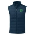 thumbnail image 2 of Men's-Cutter & Buck  Navy Seattle Sounders FC Evoke Hybrid Eco Softshell Recycled Full-Zip Vest, 2 of 3