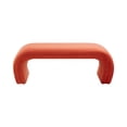 thumbnail image 2 of TOV Furniture Kenya Red Rocks Velvet Upholstered Bench, 2 of 5
