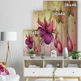 thumbnail image 5 of Design Art - Fleurs Fuchsia avec Feuilles Vertes, 5 of 5