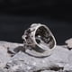 thumbnail image 5 of Anillo de calavera con grietas talladas retro, anillo con cabeza de fantasma, accesorios de joyería, anillo, 5 of 6