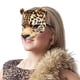 thumbnail image 2 of FELTECHELECTR 1 máscara de leopardo para cosplay, para fiestas de Halloween, máscara de animal para cosplay, máscara de leopardo de media cara., 2 of 3