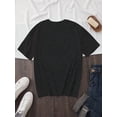 thumbnail image 2 of Halloween Graphic, Casual Short Sleeve, Women's T-Shirt, Ghost Chardonnay Here For The Boos Print, Autumn Party Wear, Gift For Friends, 2 of 6
