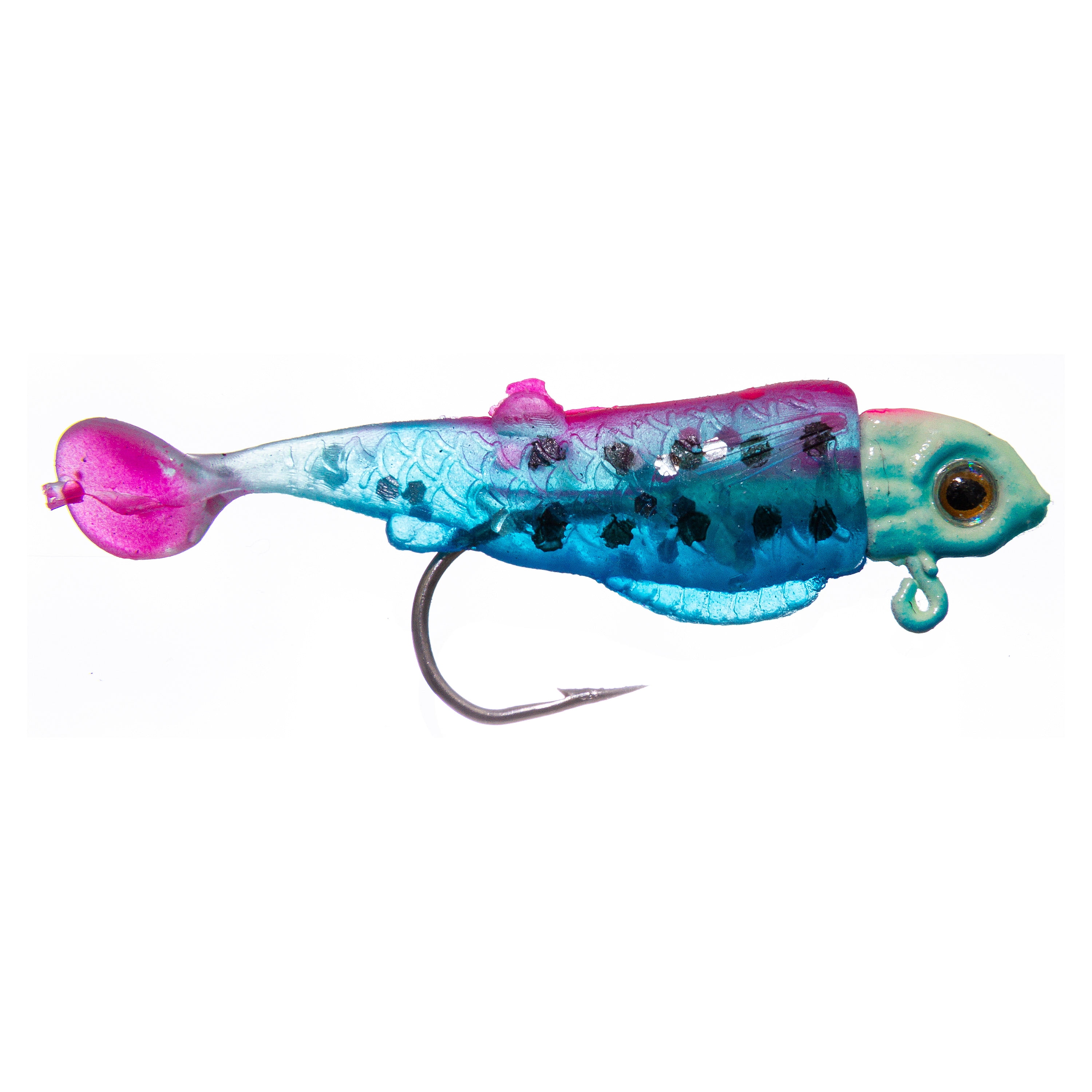 Ozark Trail 1/16 Ounce Firetiger Rigged Paddle Tail Minnow Fishing