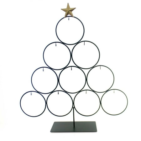 Old World Christmas 10-Ornaments Tree Stand Metal Displayer Metal 14251