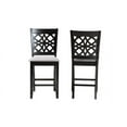 thumbnail image 3 of Baxton Studio Abigail Gray Fabric and Dark Brown Finished Wood Counter Stool, 3 of 7