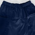 thumbnail image 6 of Endives Women's Linen Short Solid Color with Pocket Casual Shorts with Skirt Pants Women's Casual Pants Summer Dark Blue, 6 of 6