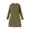 Army Green, variant on Wilark Girls Ribbed Dresses Size 10-12, Long Sleeve Soft Knit Slim Fit Casual Stretch Fall Midi Dresses for Kids Wine