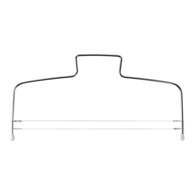 Matsuzay Cortador de pastel ajustable de acero inoxidable de doble línea, cortador de capas de pastel, divisor de pan, decoración, utensilios de cocina Cocina y Comedor Matsuzay HA018766-00